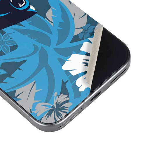 NFL Carolina Panthers Tropical Print Pixel 9 Pro XL Skin
